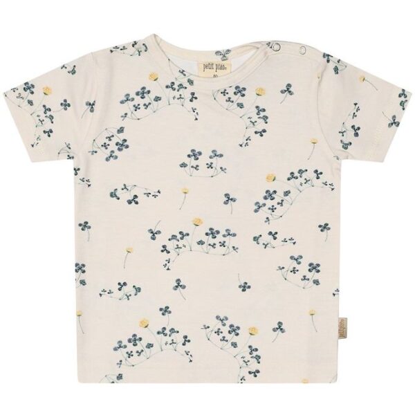 Petit Piao T-shirt - Blomster Print - Clover