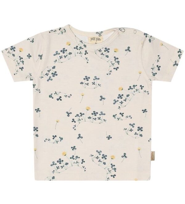 Petit Piao T-shirt - Blomster Print - Clover Petit Piao T-shirt - Blomster Print - Clover