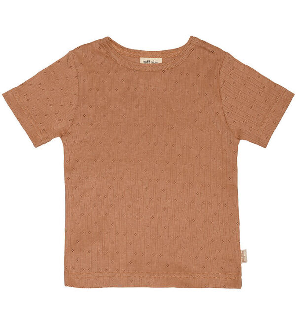 Petit Piao T-shirt - Pointelle - Summer Camel Petit Piao T-shirt - Pointelle - Summer Camel