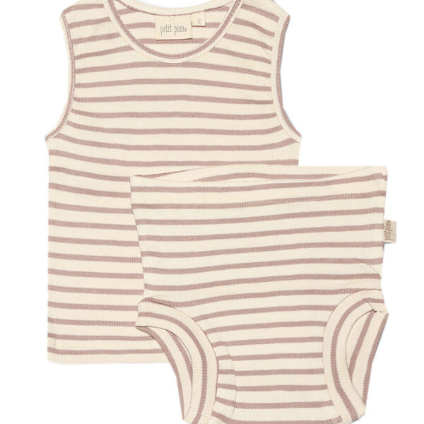 Petit Piao Undertøj - Rib - Modal - Rose Fawn