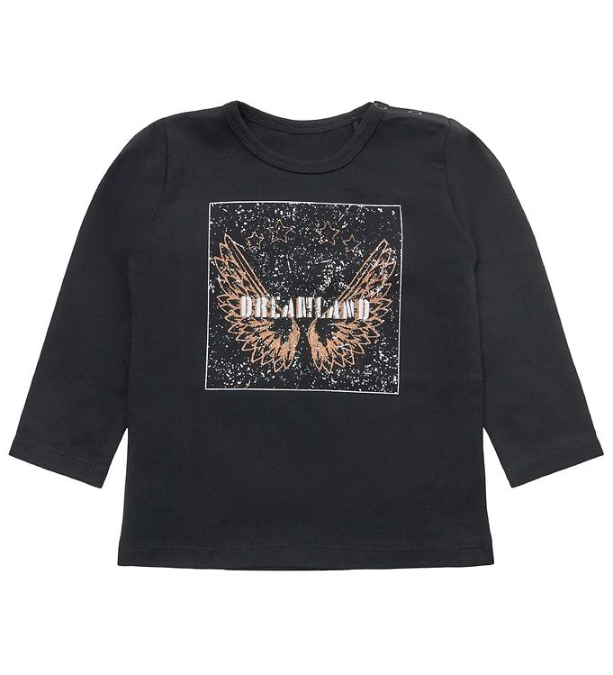 Petit by Sofie Schnoor Bluse - Elenor - Sort m. Print Petit by Sofie Schnoor Bluse - Elenor - Sort m. Print