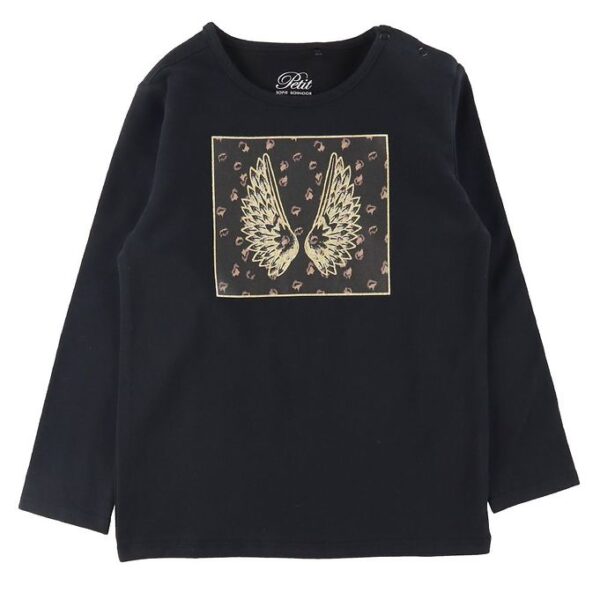 Petit by Sofie Schnoor Bluse - Elenor - Sort m. Vinger