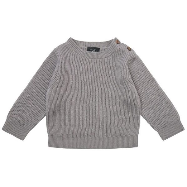 Petit by Sofie Schnoor Bluse - Strik - Grå Petit by Sofie Schnoor Bluse - Strik - Grå