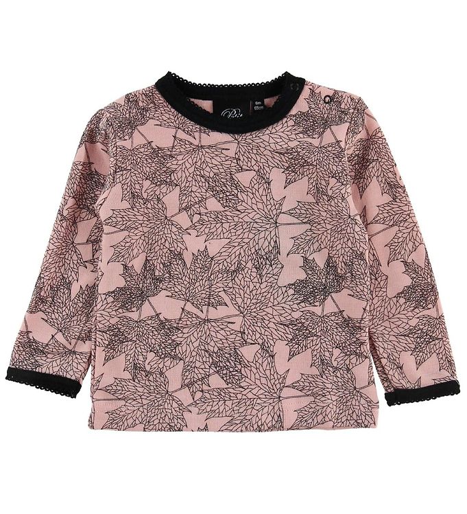 Petit by Sofie Schnoor Bluse - Uld/Bomuld - Pudder m. Blade Petit by Sofie Schnoor Bluse - Uld/Bomuld - Pudder m. Blade