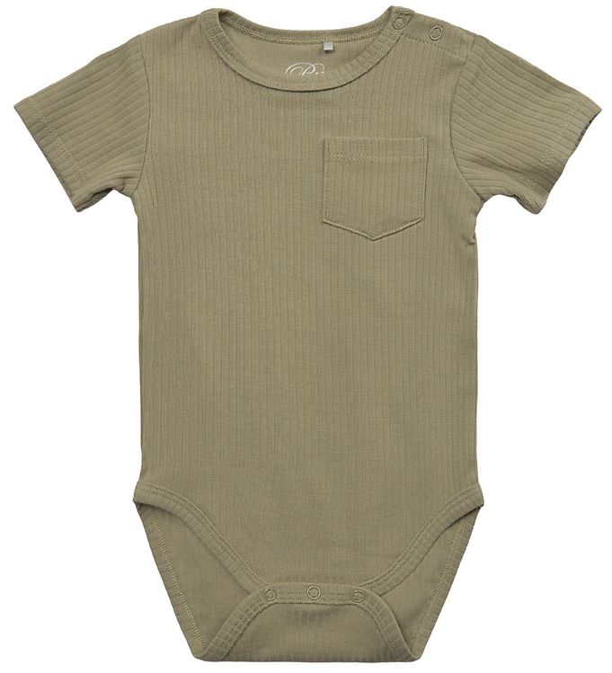 Petit by Sofie Schnoor Body k/æ - Rib - Dusty Green Petit by Sofie Schnoor Body k/æ - Rib - Dusty Green