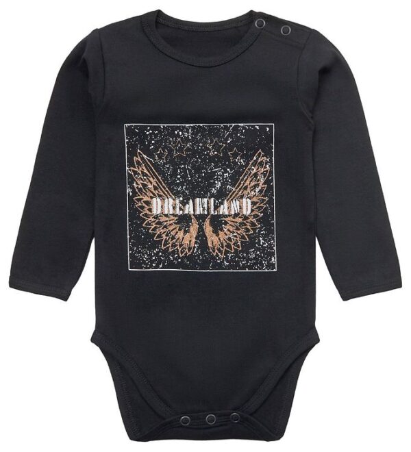 Petit by Sofie Schnoor Body l/æ - Dicte - Sort m. Print Petit by Sofie Schnoor Body l/æ - Dicte - Sort m. Print