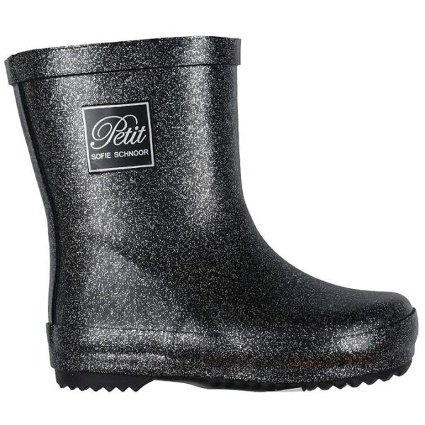 Petit by Sofie Schnoor Gummistøvler - Sort m. Glimmer