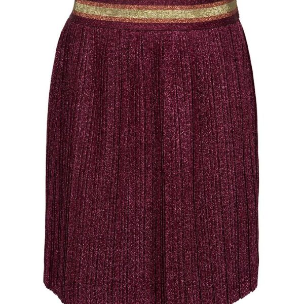 Petit by Sofie Schnoor Nederdel - Fiippa - Bordeaux m. Glimmer