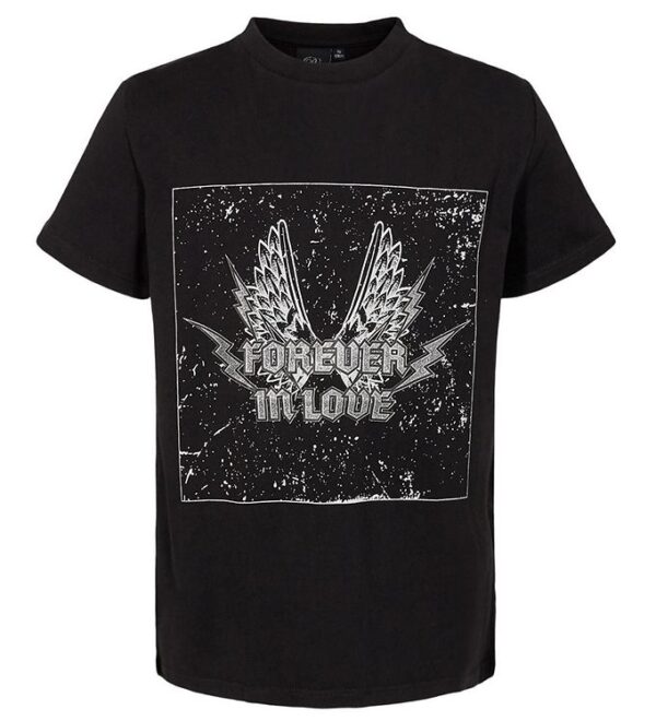 Petit by Sofie Schnoor T-shirt - Spasta - Sort m. Print