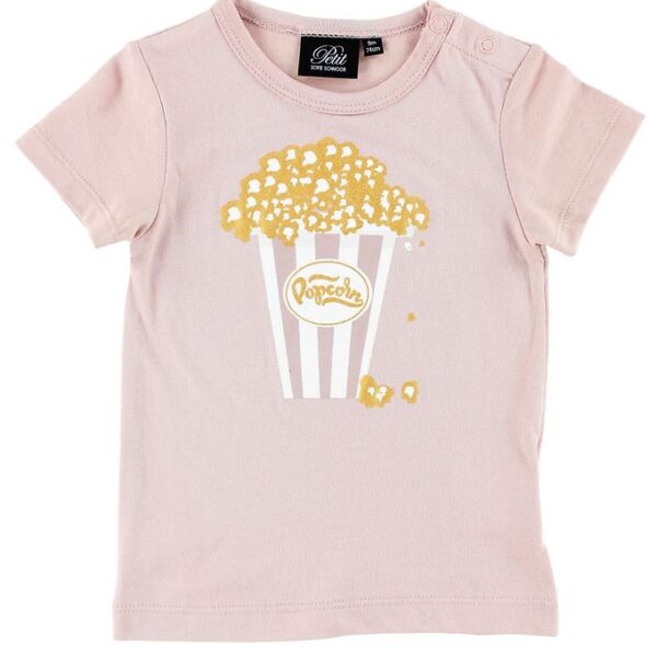 Petit by Sofie Schnoor T-shirt - Støvet Pudder m. Popcorn Petit by Sofie Schnoor T-shirt - Støvet Pudder m. Popcorn