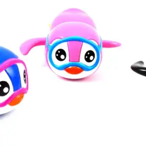 Pingvin Træk-Op Badedyr