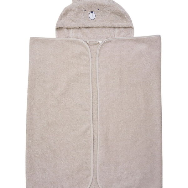 Pippi Babyhåndklæde - 70x120 cm - Dove