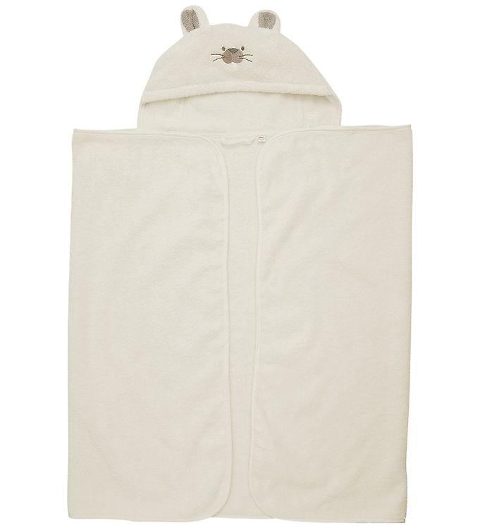 Pippi Babyhåndklæde - 70x120 cm - Egret