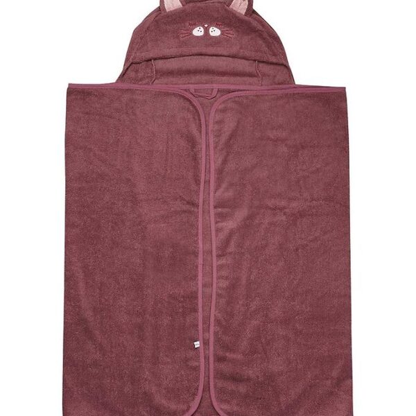 Pippi Babyhåndklæde - 70x120 cm - Old Rose