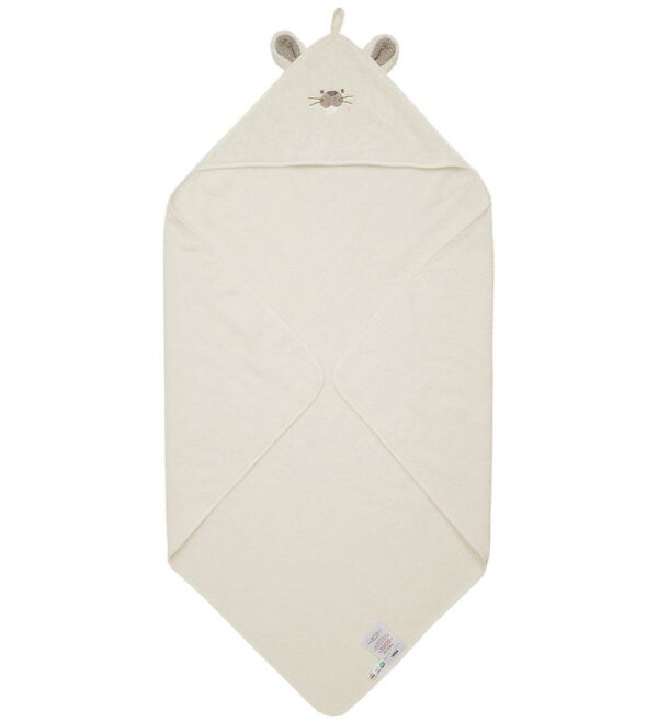 Pippi Babyhåndklæde - 83 x 83 cm - Egret Pippi Babyhåndklæde - 83 x 83 cm - Egret