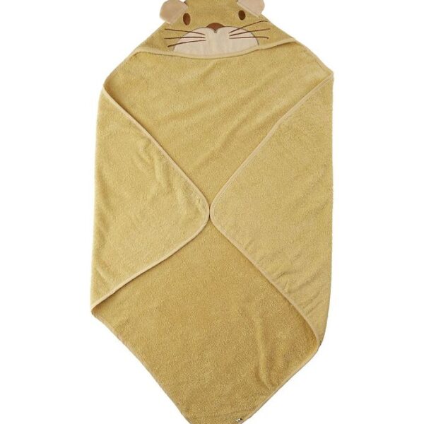 Pippi Babyhåndklæde - 83x83 cm - Rattan m. Kat