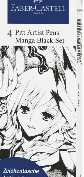 Pitt art manga Faber-Castell 4 ass sort