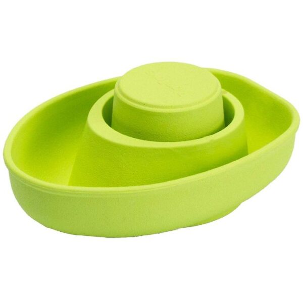 PlanToys Badelegetøj - Naturgummi - Speedbåd/Ubåd - Pastelgrøn