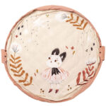 Play&Go x Moulin Roty Legetøjstæppe - 3-i-1 - Ø120 cm - Aprés La