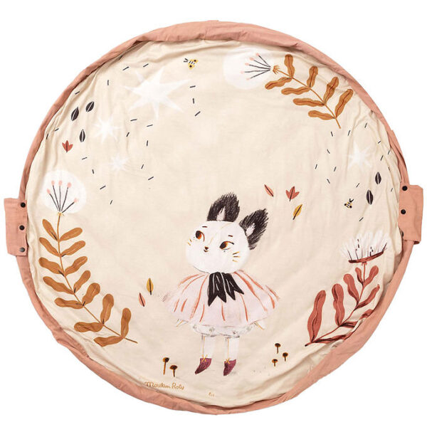 Play&Go x Moulin Roty Legetøjstæppe - 3-i-1 - Ø120 cm - Aprés La Play&Go x Moulin Roty Legetøjstæppe - 3-i-1 - Ø120 cm - Aprés La