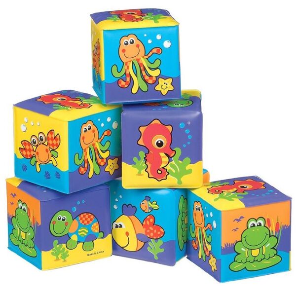 Playgro Badeklodser - 6 stk - Blå