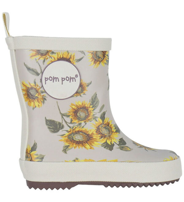 Pom Pom Gummistøvler - Sunflower