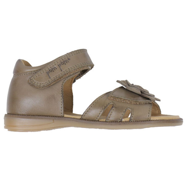 Pom Pom Sandaler - Flower - Latte Pom Pom Sandaler - Flower - Latte