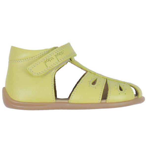 Pom Pom Sandaler - Starters Drops Velcro - Light Lemon