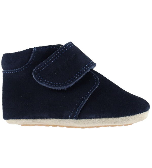 Pom Pom Skindfutter - Beginners Velcro - Navy Suede