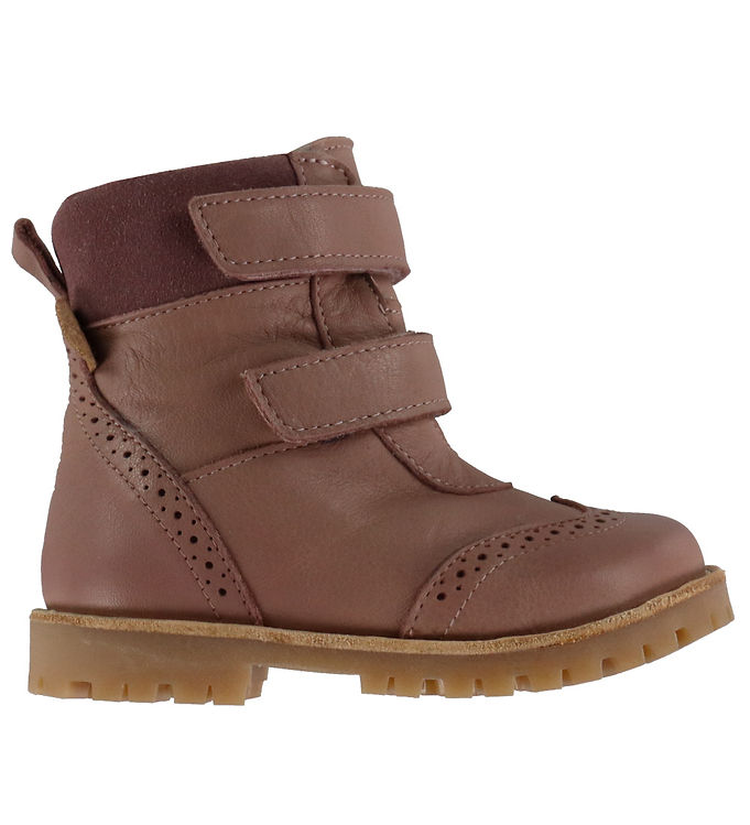 Pom Pom Vinterstøvler - Broque Velcro Boot Tex - Dark Rose Pom Pom Vinterstøvler - Broque Velcro Boot Tex - Dark Rose