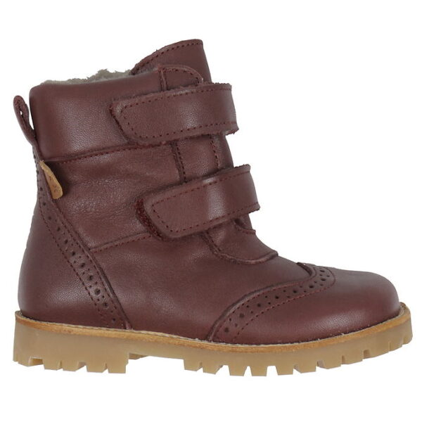 Pom Pom Vinterstøvler - Broque Velcro Boot Tex - Deep Rouge m. F Pom Pom Vinterstøvler - Broque Velcro Boot Tex - Deep Rouge m. F