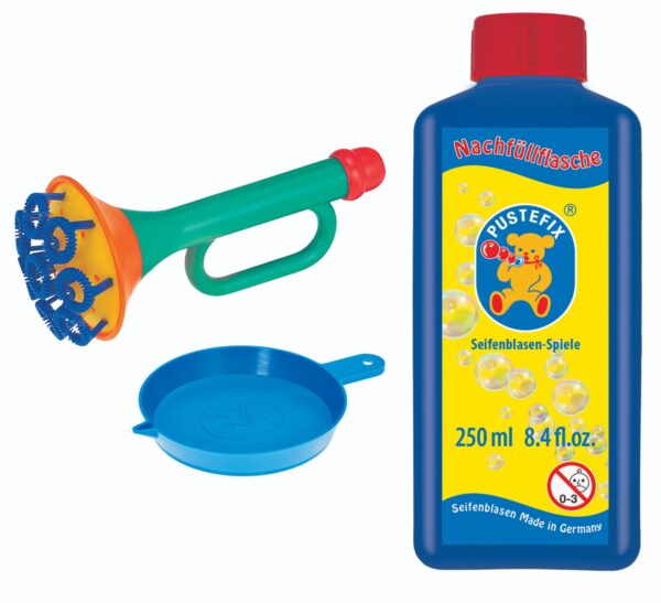 Pustefix | Sæbebobler, Trompet - 250 ml