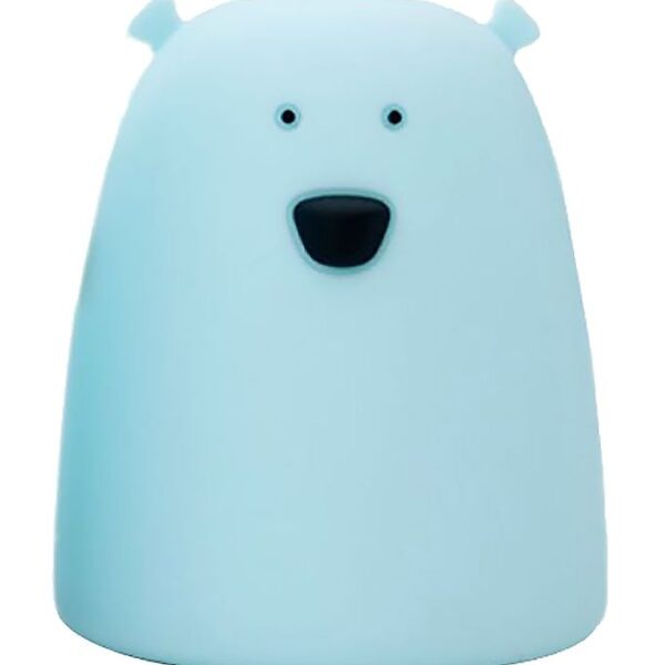 Rabbit & Friends Lampe - 10x8,5 cm - Lille Bjørn - Blå