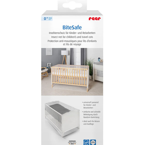 Reer Myggenet - Tremmeseng/Rejseseng/Barnevogn - Hvid Reer Myggenet - Tremmeseng/Rejseseng/Barnevogn - Hvid