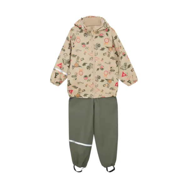 Regnsæt m. Print - Mulled Basil - 80 Regnsæt m. Print - Mulled Basil - 80