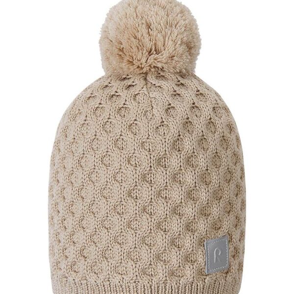 Reima Hue m. Fleece - Uld/Polyester - Nyksund - Light Oak m. Pom