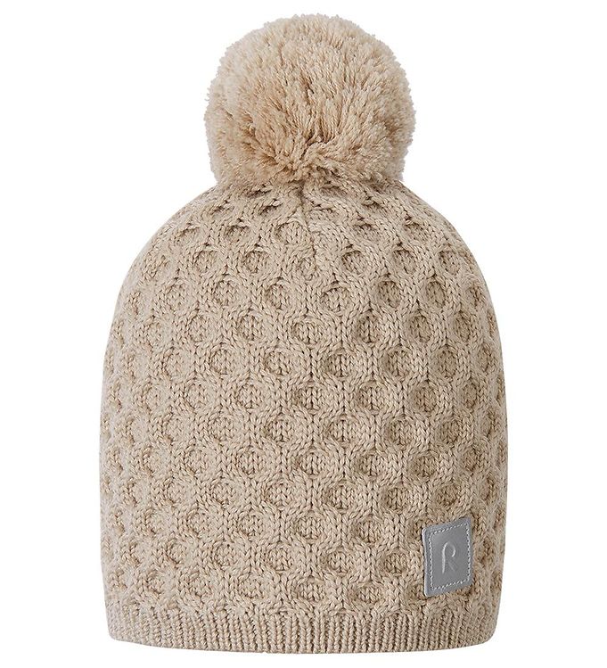 Reima Hue m. Fleece - Uld/Polyester - Nyksund - Light Oak m. Pom Reima Hue m. Fleece - Uld/Polyester - Nyksund - Light Oak m. Pom