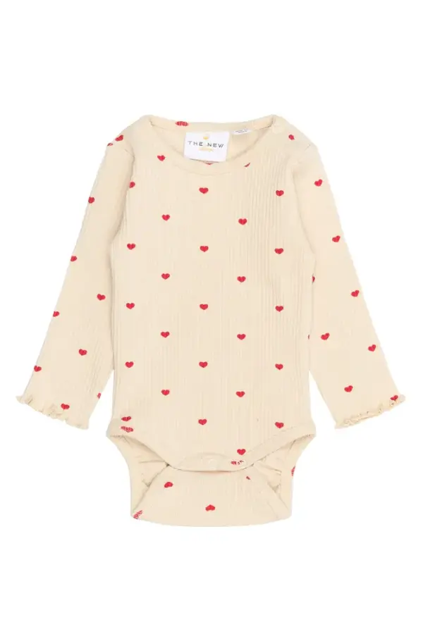 Rhea Rib Body Langærmet - GARDENIA - 62