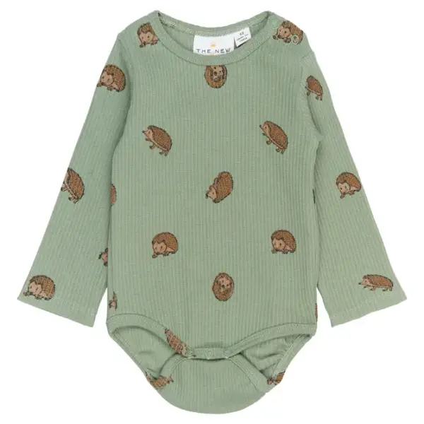 River Rib Body Langærmet - LILY PAD - 56
