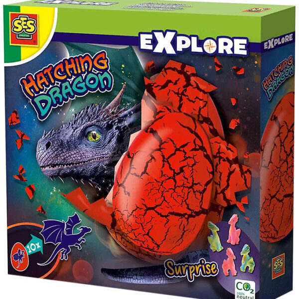 SES Creative Æg - Explore - Udklækningsæg Drage