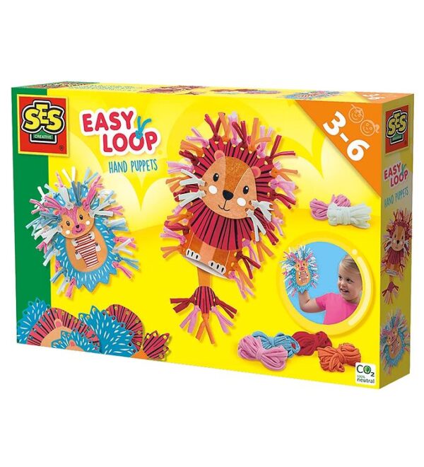 SES Creative Aktivitetssæt - DIY - Hånddukker