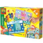 SES Creative Aktivitetssæt - Lær Former m. Tape - Dyr