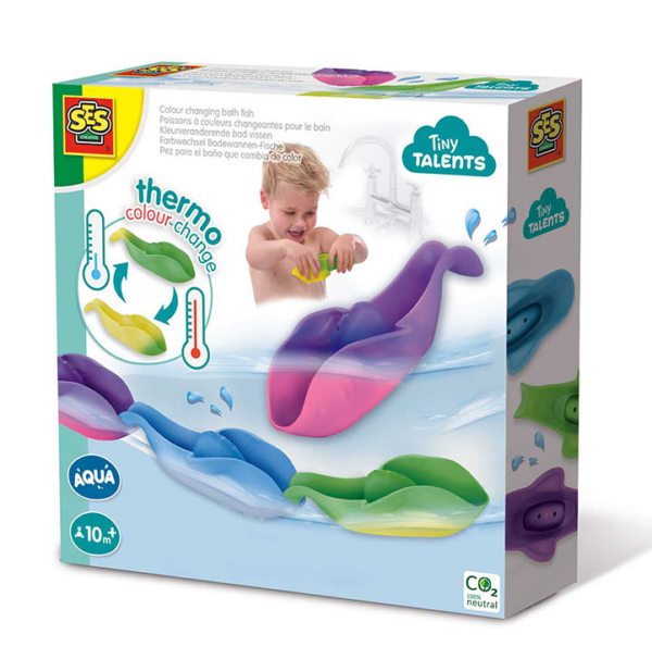 SES Creative | Badeleg - Farveskiftende fisk, 3 stk