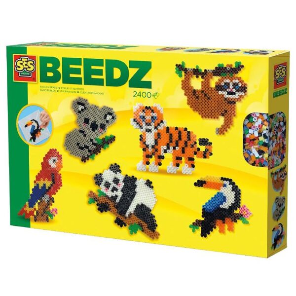 SES Creative Beedz Perlesæt - 2400 stk - Junglen