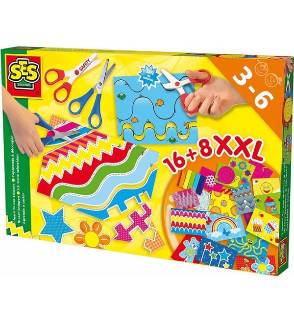 SES Creative Big Box - Jeg Lærer At Klippe