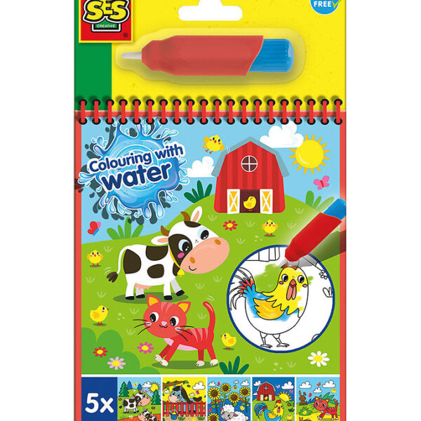 SES Creative - Bondegård Malebog - Farv med Vand