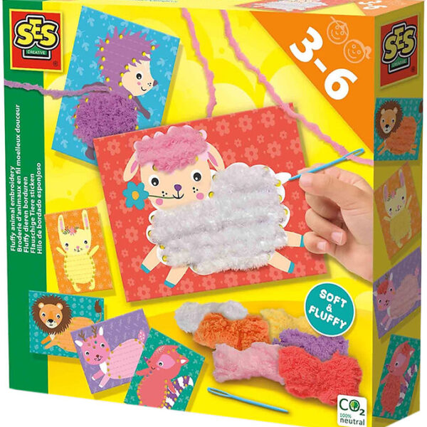 SES Creative - Broderi På Dyrekort