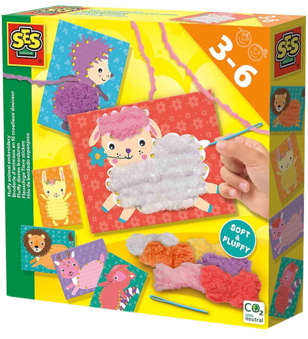 SES Creative - Broderi På Dyrekort