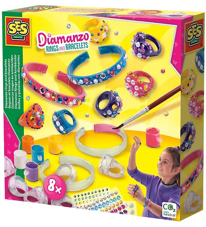 SES Creative Diamantsmykker - Ringe Og Armbånd