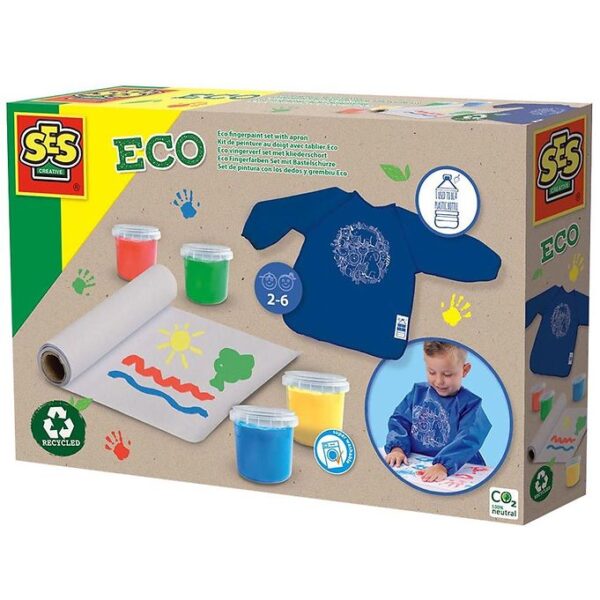 SES Creative - ECO - Fingermaling - Forklæde